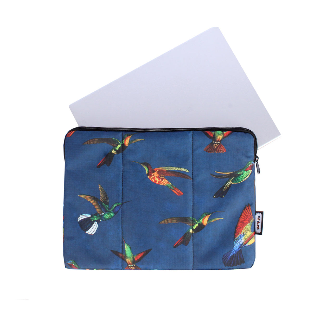 Estuche Laptop Pequeño  ULTRA Estampado Colibries Citybags Multicolor 33x23x2