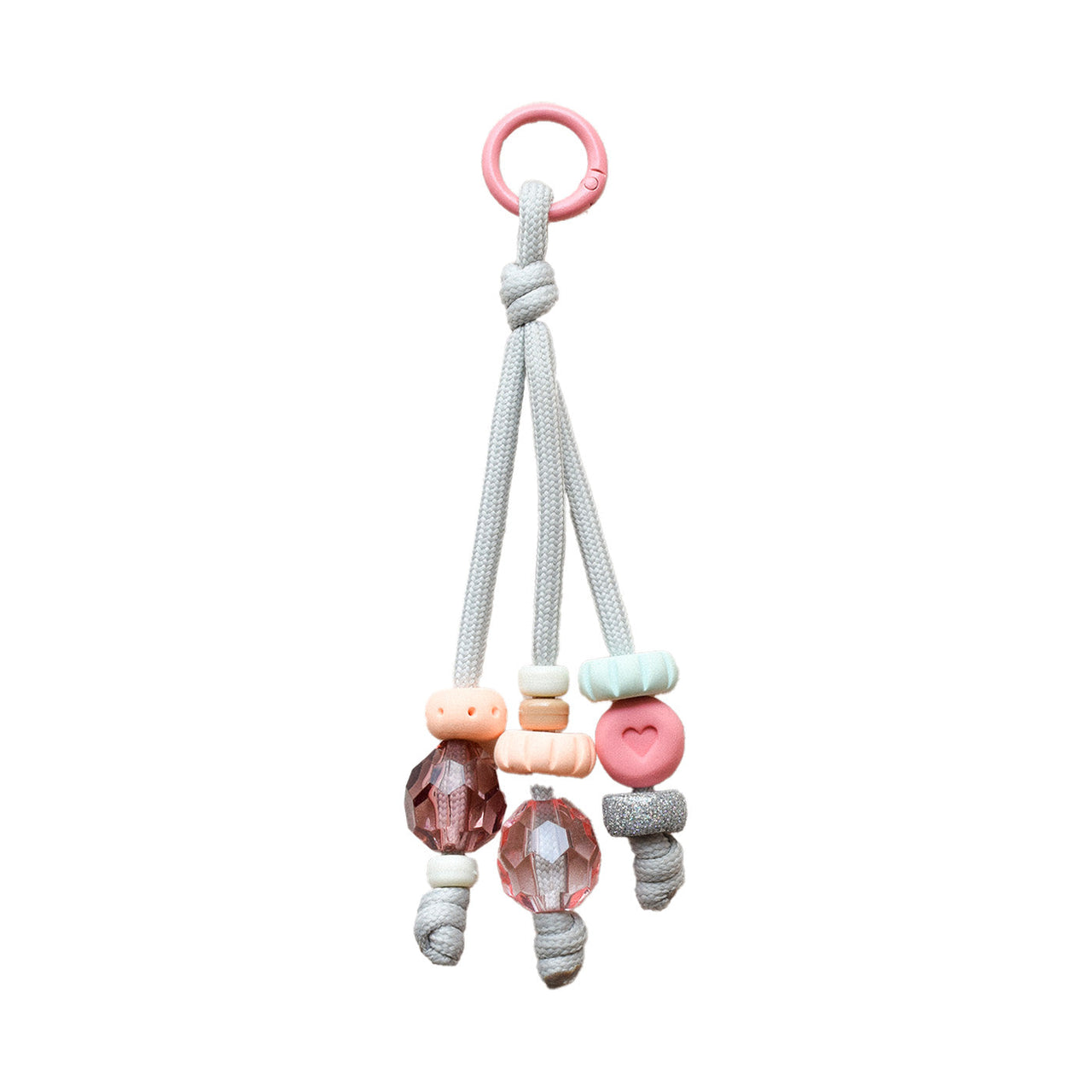 Llavero triple Gris