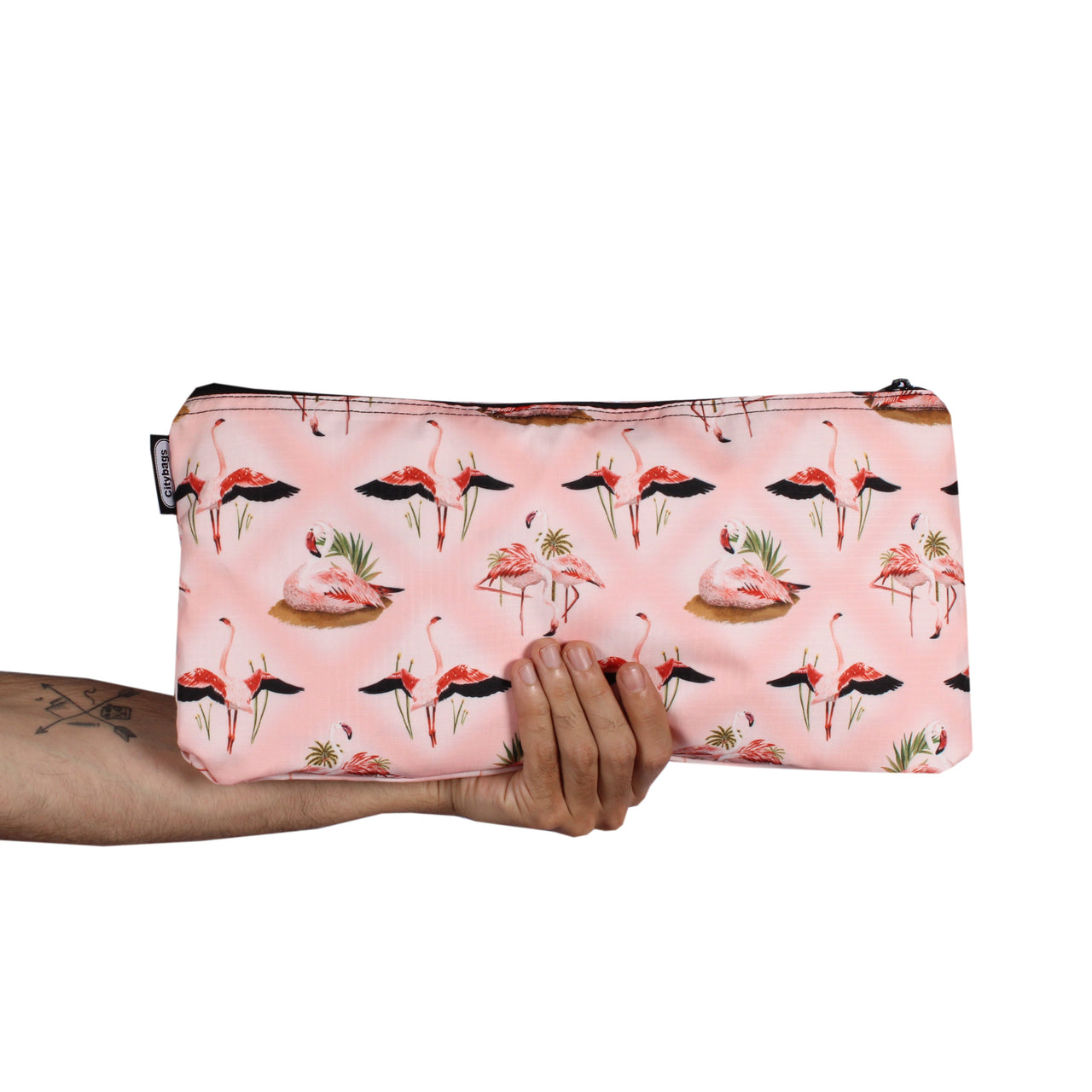 Maleta M ULTRA Plegable Estampado Flamencos Citybags Multicolor