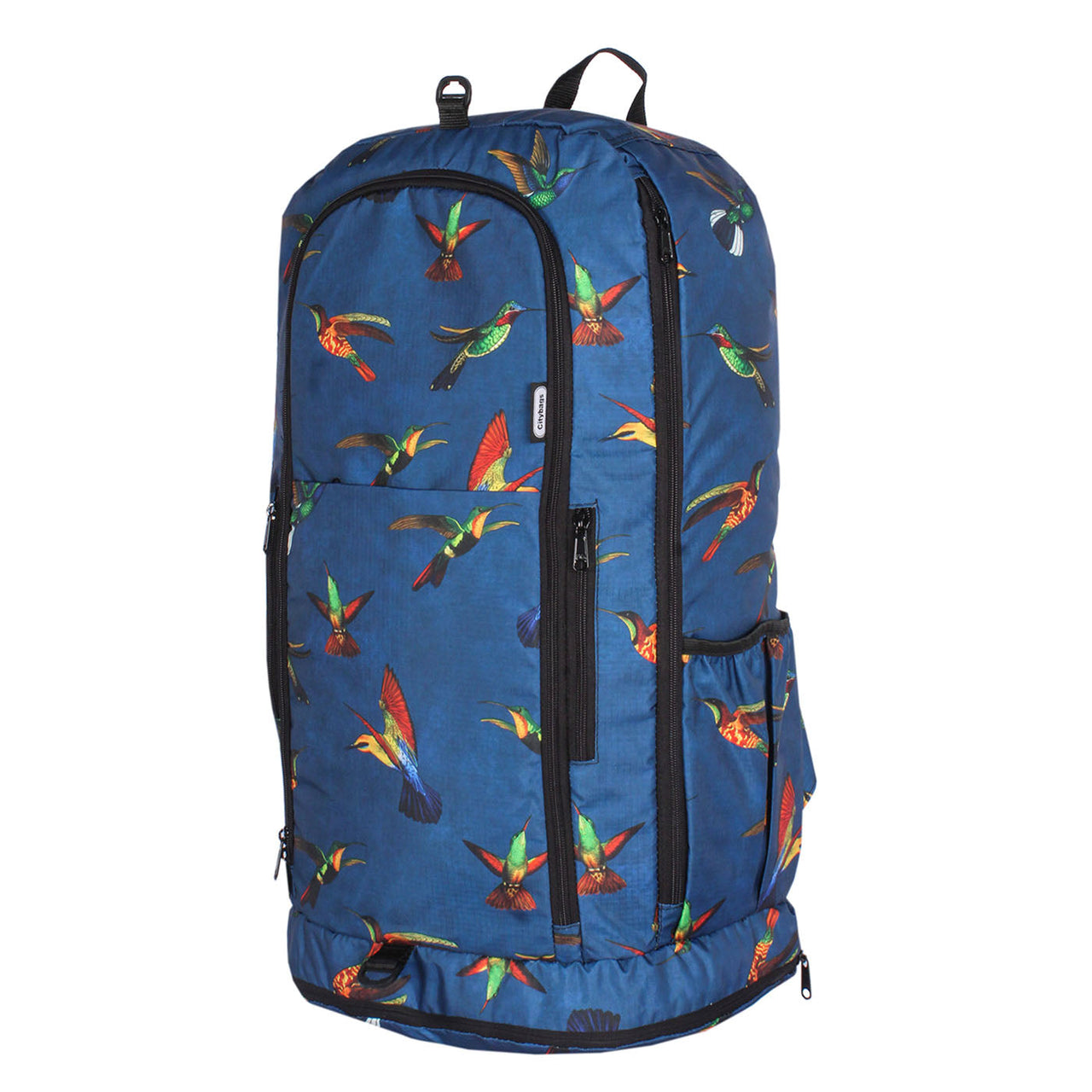 Morral Aventura ULTRA Plegable Estampado Colibries Citybags Multicolor