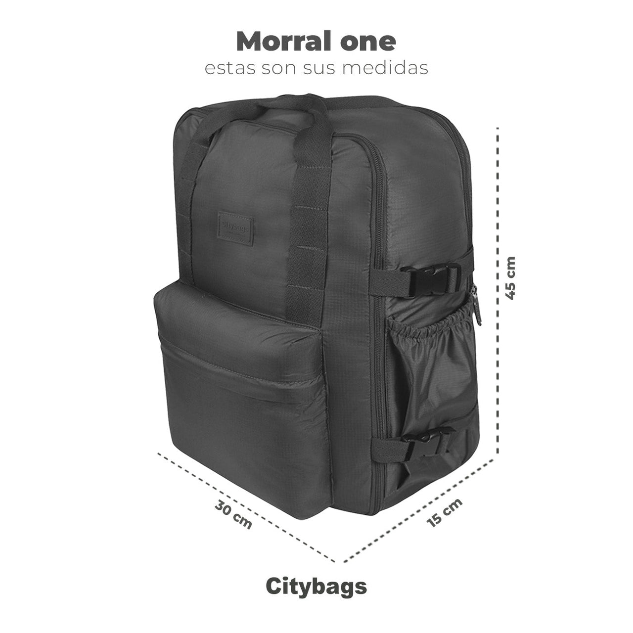 Morral One Citybags Light Negro