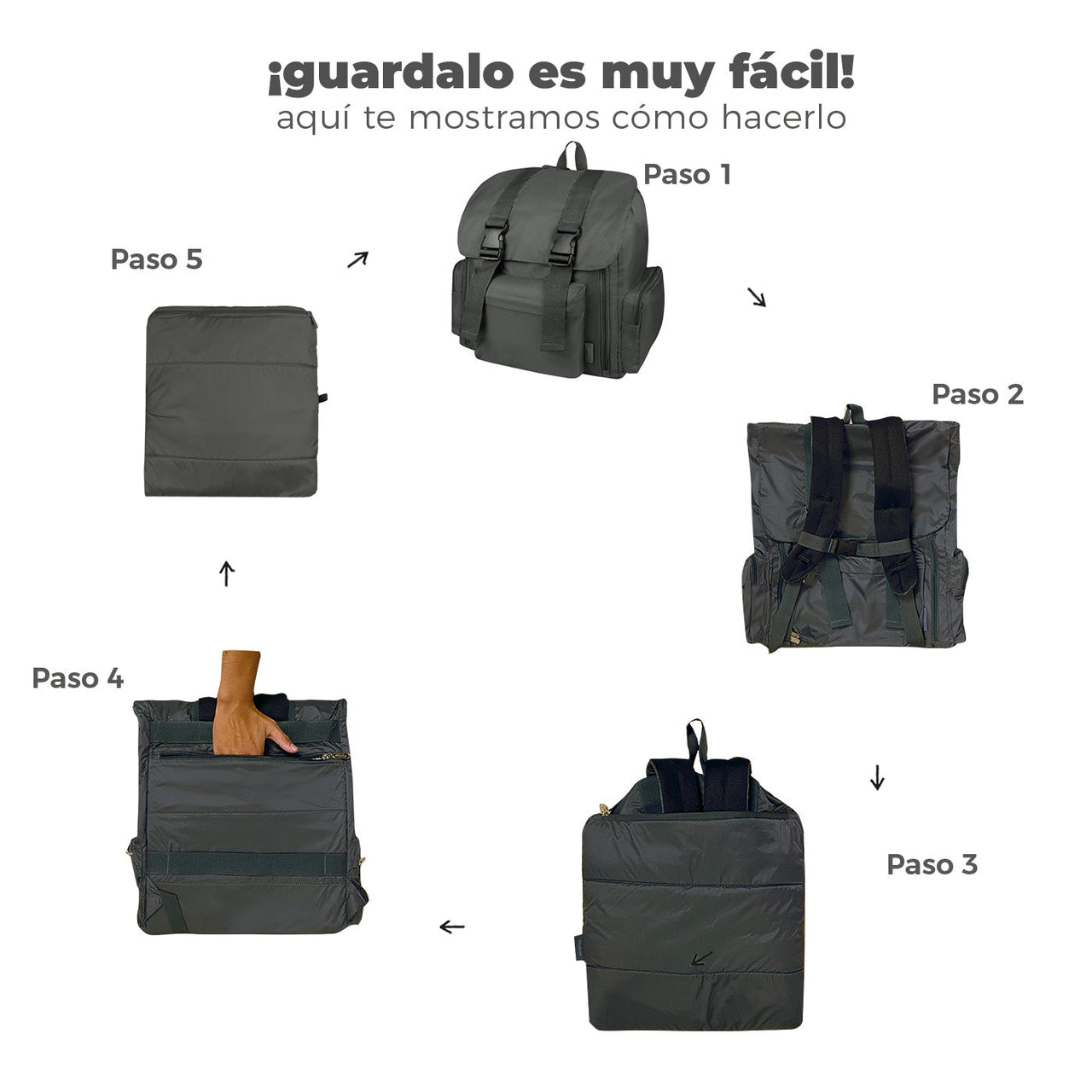 Morral Mochilero Pequeno ULTRA Estampado Amazonas Citybags Multicolor