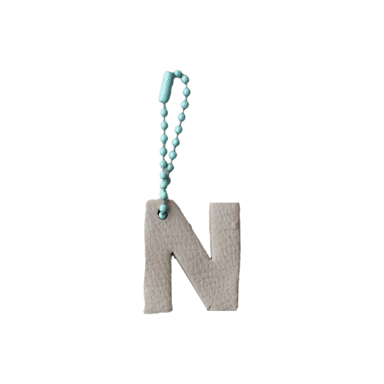 Charm Letra redonda N Latte
