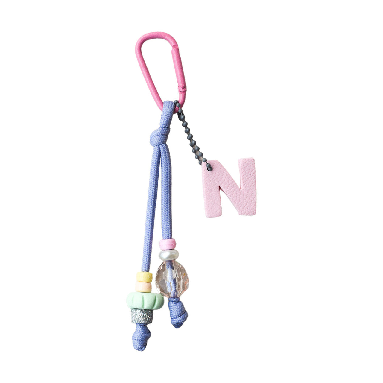 Charm Letra redonda N Rose