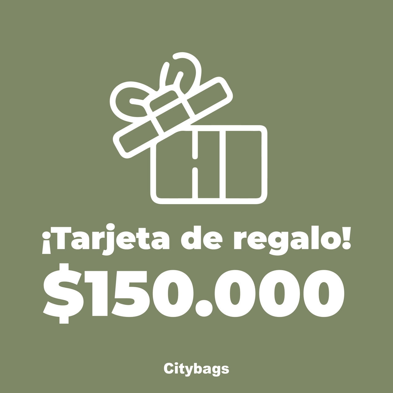 Bono regalo Citybags $150.000