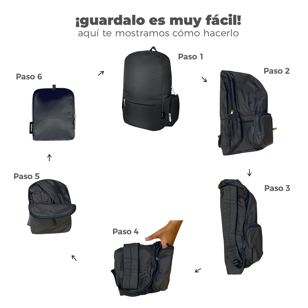 Morral Plegable ULTRA Estampado Nuqui Citybags Multicolor